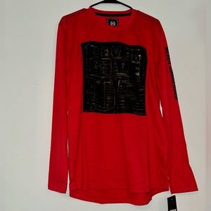 CR-24 Bordo Cromato Men's Long Sleeve Tee NWT Size Medium